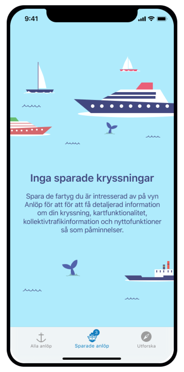 Stockholms hamnar inga sparade kryssningar iphone