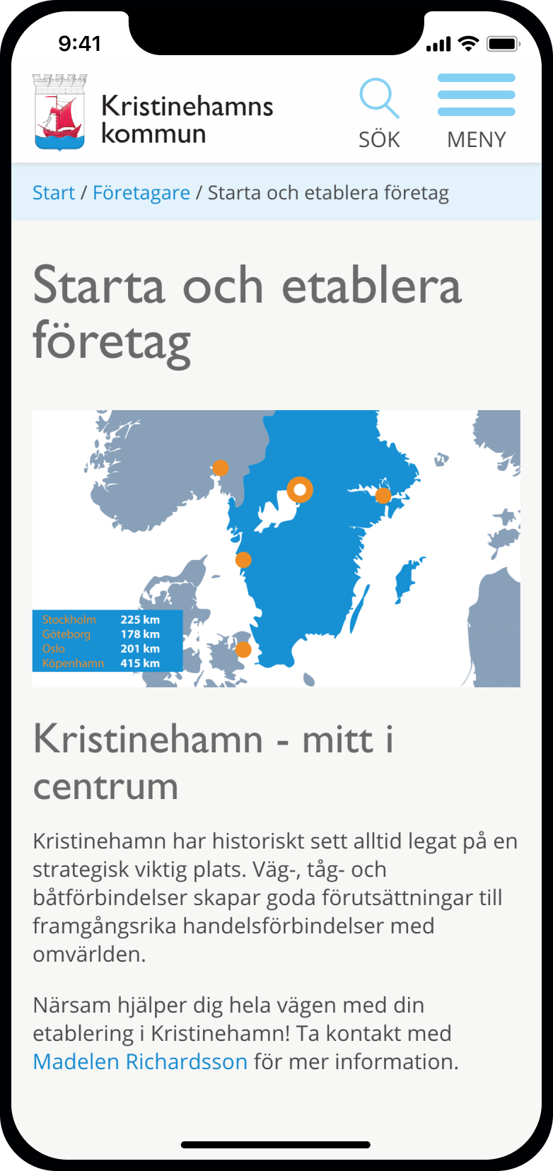 Kristinehamn etablera